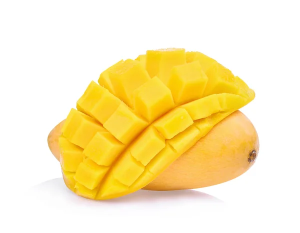 Mango fresco aislado sobre fondo blanco — Foto de Stock