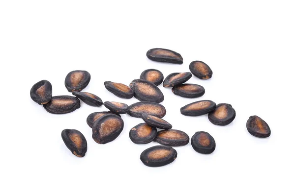 Dried watermelon seeds isolated on white background — Stock Photo, Image