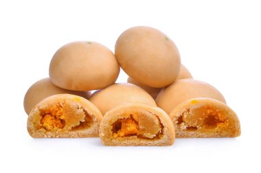 Beyaz arka plan üzerinde izole tatlı mochi