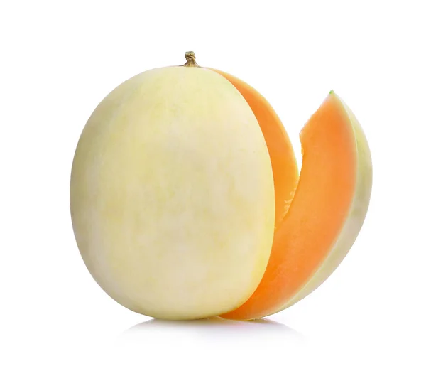 Honeydew melon(sunlady) na białym tle — Zdjęcie stockowe