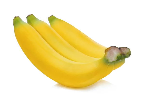 Banana matura isolata su sfondo bianco — Foto Stock