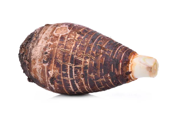 Bütün taro beyaz arka plan üzerinde izole