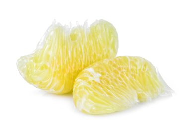pomelo narenciye, beyaz arka plan üzerinde izole tropikal meyve