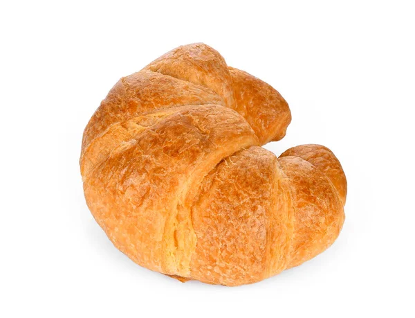 Färsk croissant isolerad på vit bakgrund — Stockfoto