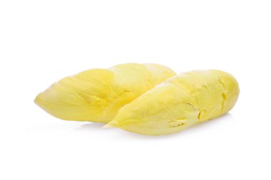 Sarı durian, meyve ve tropikal meyve WHI üzerinde izole kralı