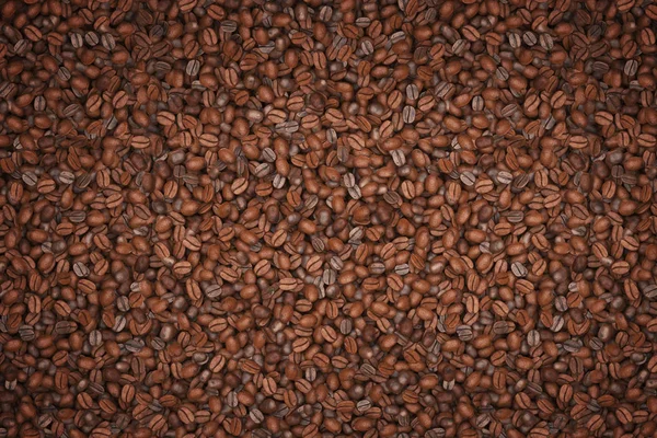 Фон кави в зернах Стокове Зображення