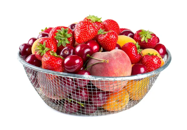 Φρέσκα φρούτα και τα μούρα ποικιλία — Φωτογραφία Αρχείου