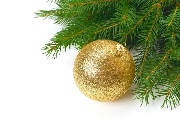 Christmas decoration over white — Stock Photo, Image