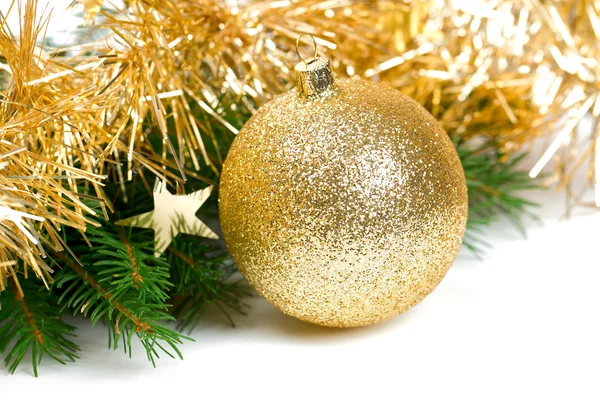 Christmas decoration over white — Stock Photo, Image