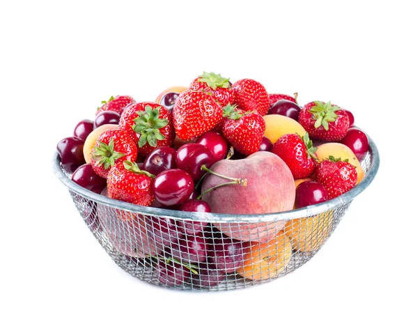 Čerstvé ovoce a bobuloviny sortiment — Stock fotografie