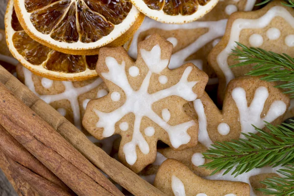 Spicy Christmas cookies — Stock Photo, Image