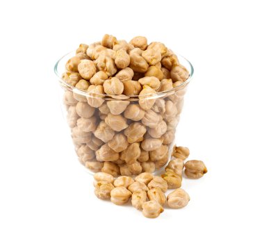 Kuru nohut beyaz izole