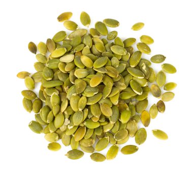 kabak tohumu beyaz arkaplanda izole