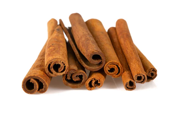 Cinnamon Sticks Isolated White Background — Stock Photo, Image