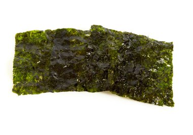 beyaz izole deniz yosunu cips