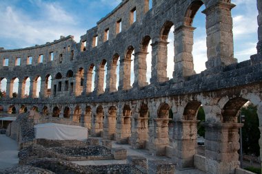 Roman coliseum in Pula, Croatia