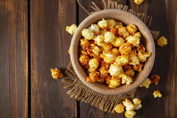 Caramelized Pop Corn Bowl — 스톡 사진