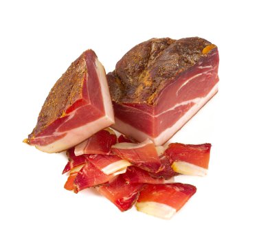 Beyaz arkaplanda izole edilmiş İtalyan beneği