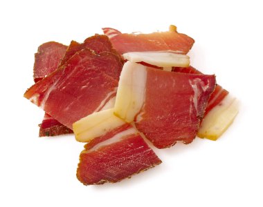 Beyaz arkaplanda izole edilmiş İtalyan beneği