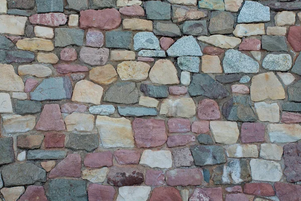 Fundo Parede Pedra Colorido Velho — Fotografia de Stock