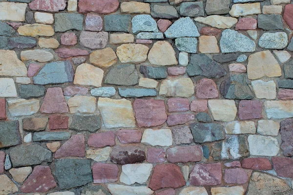 Fundo Parede Pedra Colorido Velho — Fotografia de Stock
