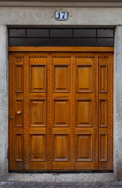Renkli Eski Kapı Kapat — Stok fotoğraf