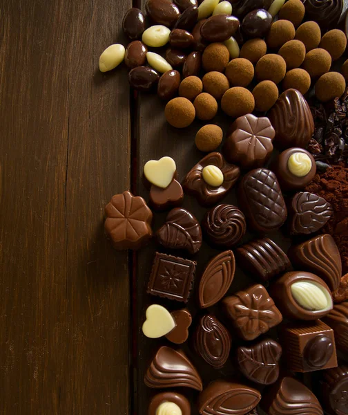 Čokoláda Zátiší Pozadí — Stock fotografie