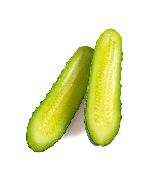 Cucumbers Isolated White — Stock Photo, Image