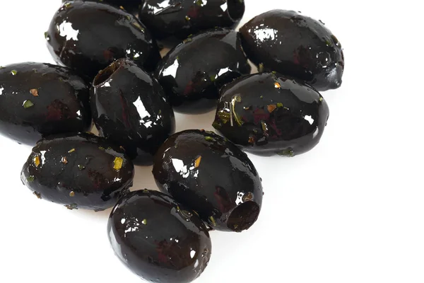 Black Olives Spices — Stock Photo, Image