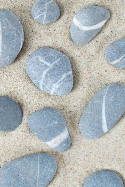 Havet Småsten Sand Bakgrund — Stockfoto