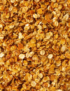 Tahıl gevreği beyaz üzerine izole