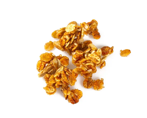 Granola Isolata Bianco — Foto Stock