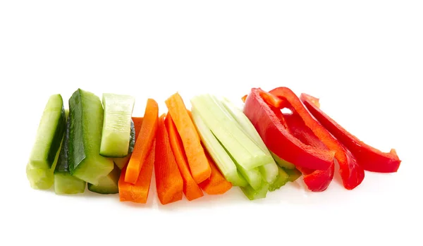 Färska Grönsaker Färdiga Att Äta — Stockfoto