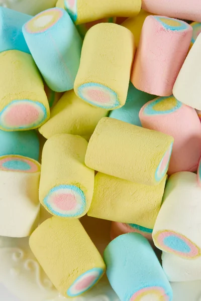 Colorful Marshmallow Candies Background — Stock Photo, Image