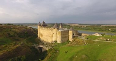 Hotin Kalesi havadan görünümü