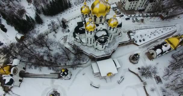 Religiøst senter, Zarvanytsia - åndelig senter for den gresk-katolske kirke i Ternopil-regionen, Ukraina . – stockvideo