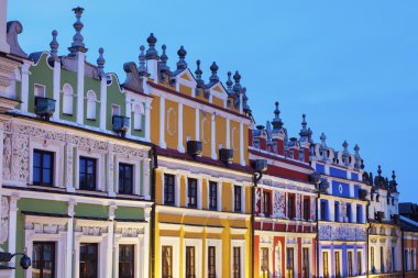 Büyük pazar meydanında Zamosc