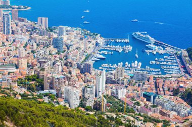 Monaco mimarisi - havadan görünümü