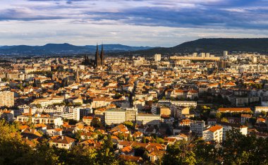 Panorama of Clermont-Ferrand clipart