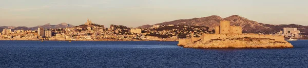Marseille panorama from Frioul archipelago — Stockfoto
