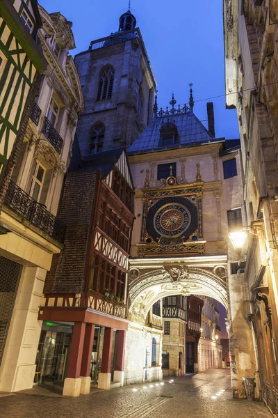 De grote klok in Rouen — Stockfoto