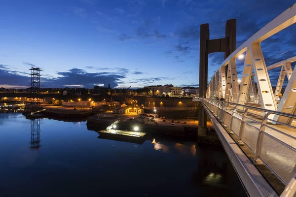 Pont de Recouvrance i Brest — Stockfoto