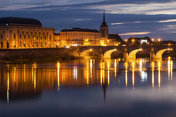 Panorama města Saumur — Stock fotografie