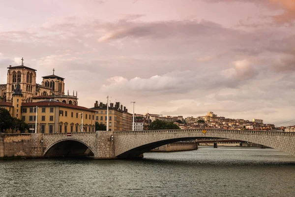 Saône à Lyon — Photo