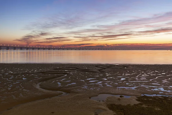 Vasco da gama Bridge in lisbon — 图库照片