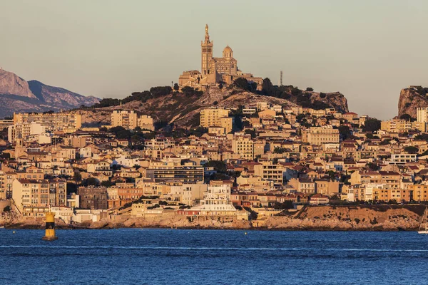 Marseille panorama from Frioul archipelago — Stock fotografie