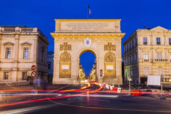 Porte du Peyrou in Montpellier — стокове фото