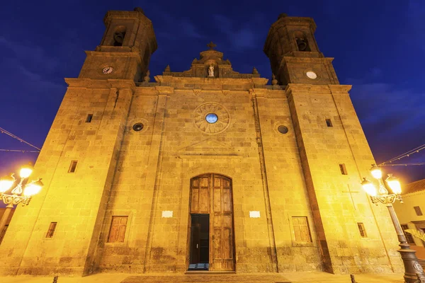 Iglesia de San Sebastián en Aguimes — Foto de Stock