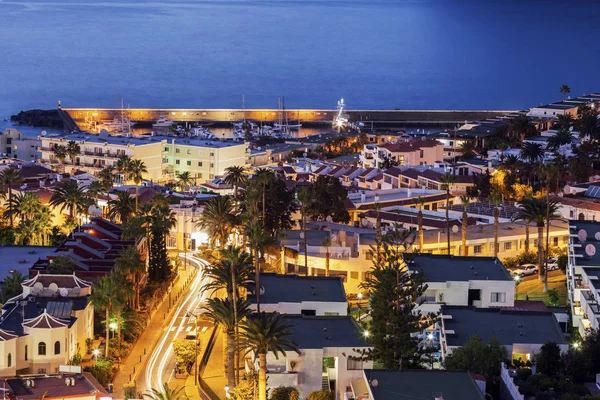 Panorama of Puerto de la Cruz Acantilados de los Gigantes — Stock Fotó