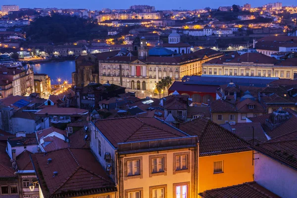 Panorama de Oporto al amanecer — Foto de Stock